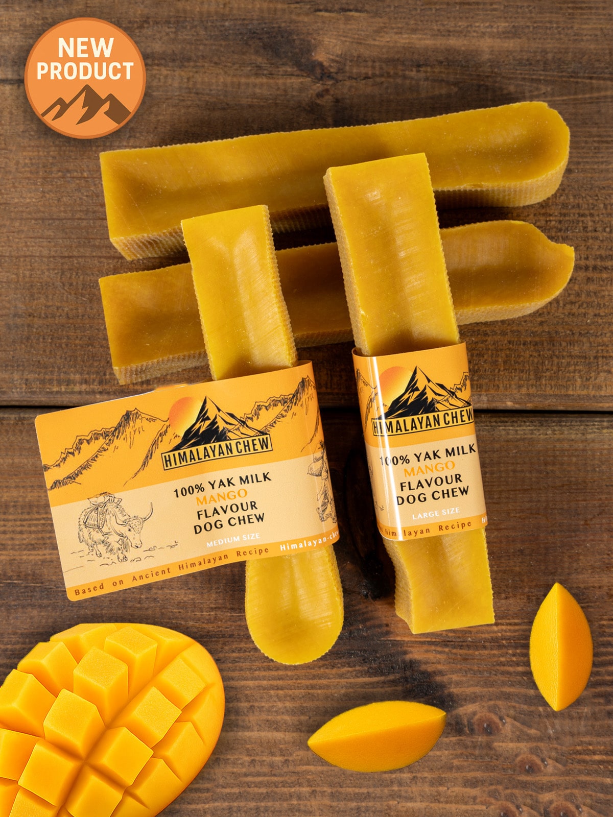 Mango Yak Dog Chew
