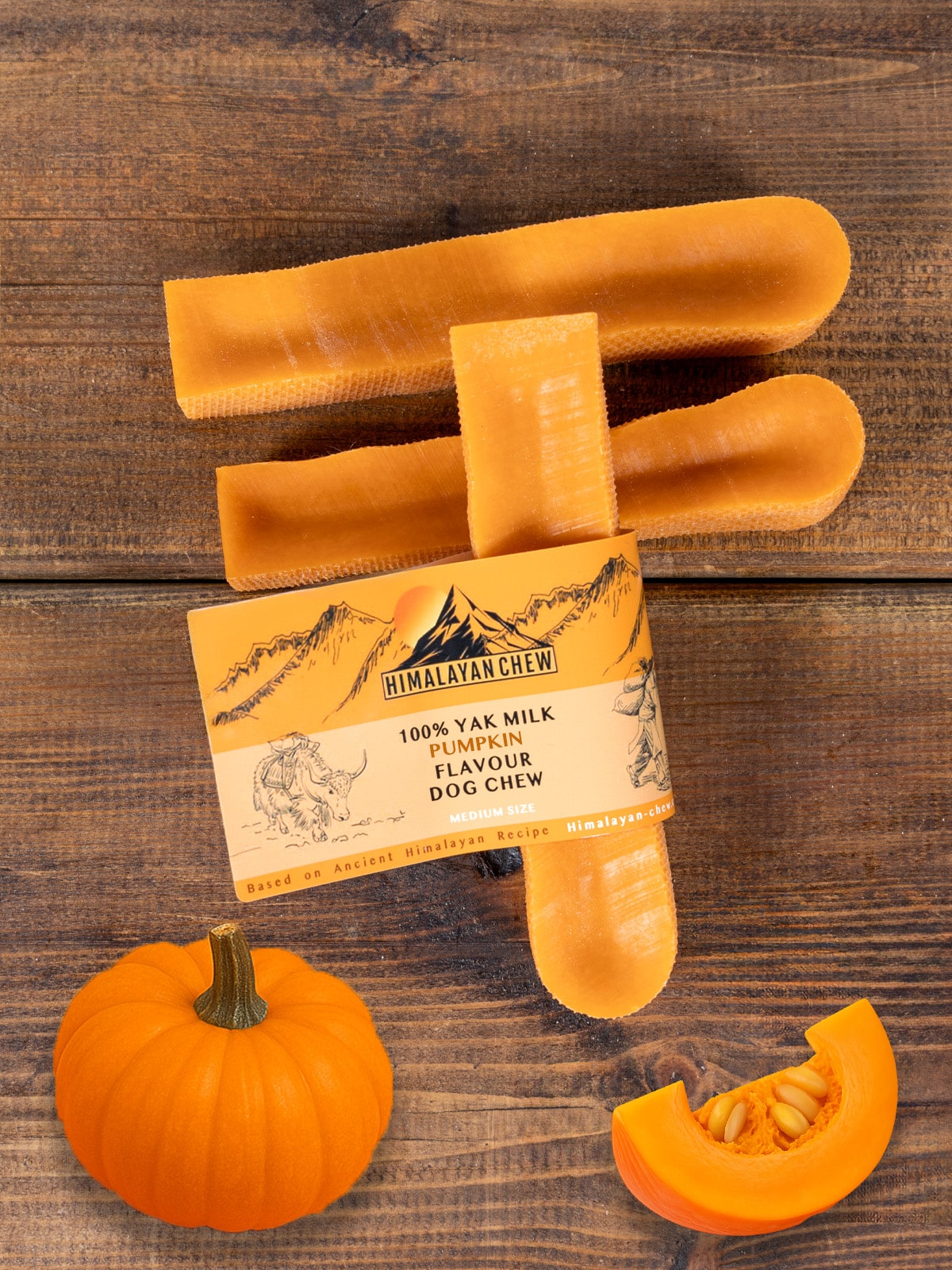 Pumpkin Yak Dog Chew