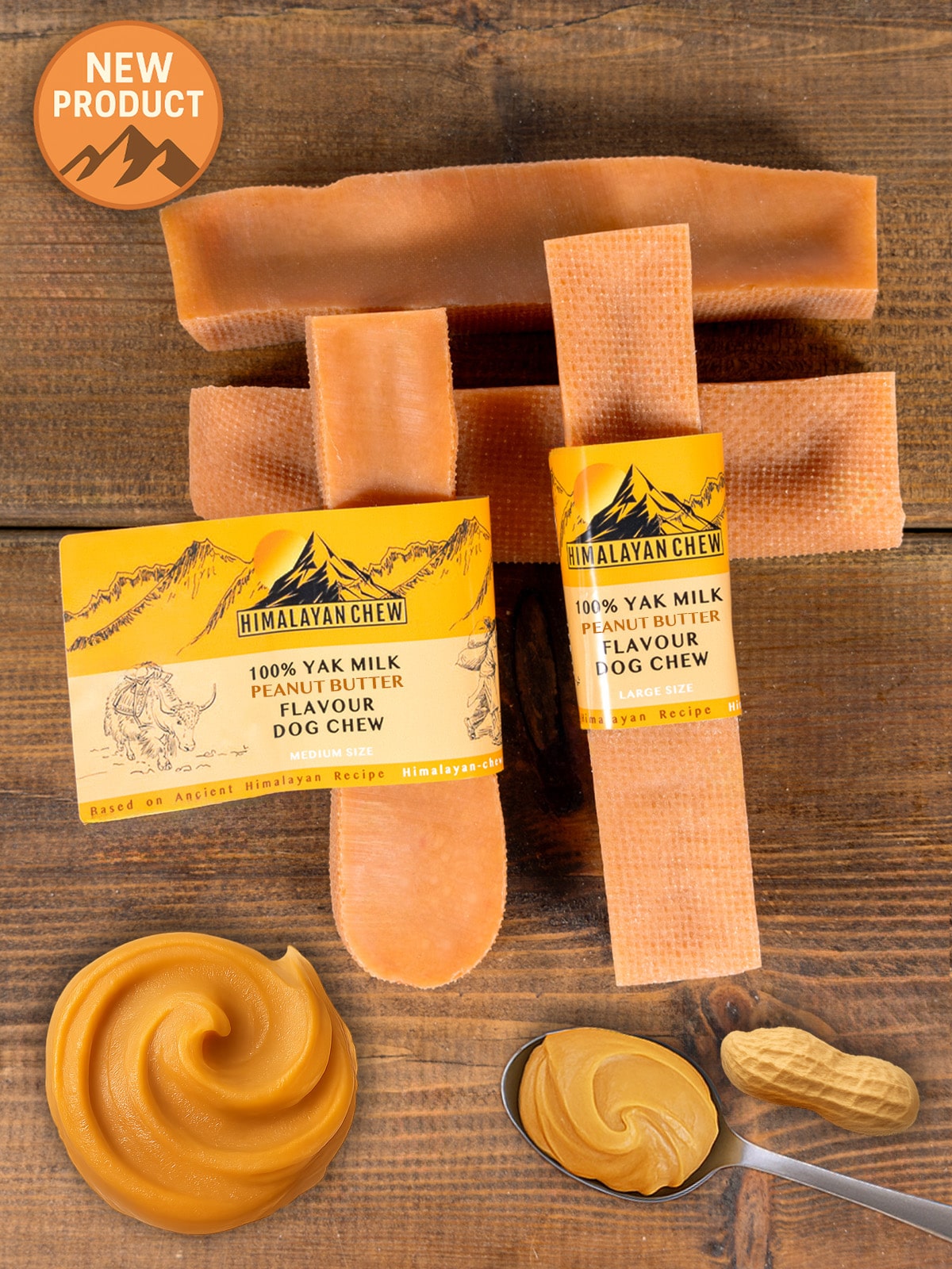 Peanut Butter Yak Dog Chew